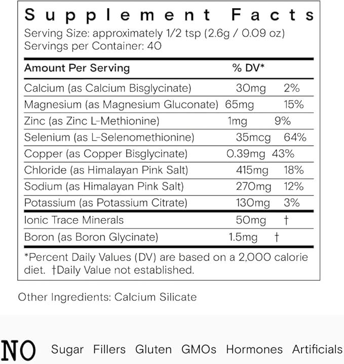 Moon Juice - Mini Dew Electrolytes Powder - Naked (Unflavored), 30 Servings - 2in1 Electrolytes & Minerals - Hydration Powder - Magnesium, Calcium, Potassium & Pink Salt - Sugar Free, Vegan, Non GMO