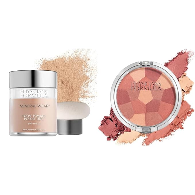 Physicians Formula Mineral Wear Talc-Free Loose Powder Creamy Blushing Rose