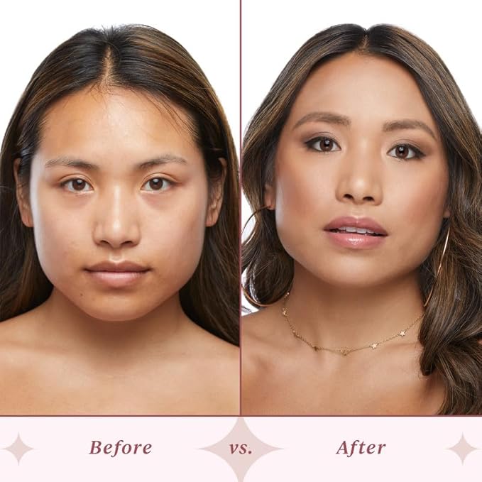 Foundation for Light to Full Coverage - Mousse Liquid Makeup Foundation for Uneven Skin Tone - Diverse Skin Types Mature, Dry, Oily - Oil-free, Cruelty-free (Rich)