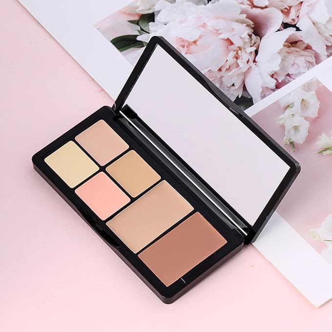 6 Colors Correcting Concealer Palette, Makeup Cream Contour