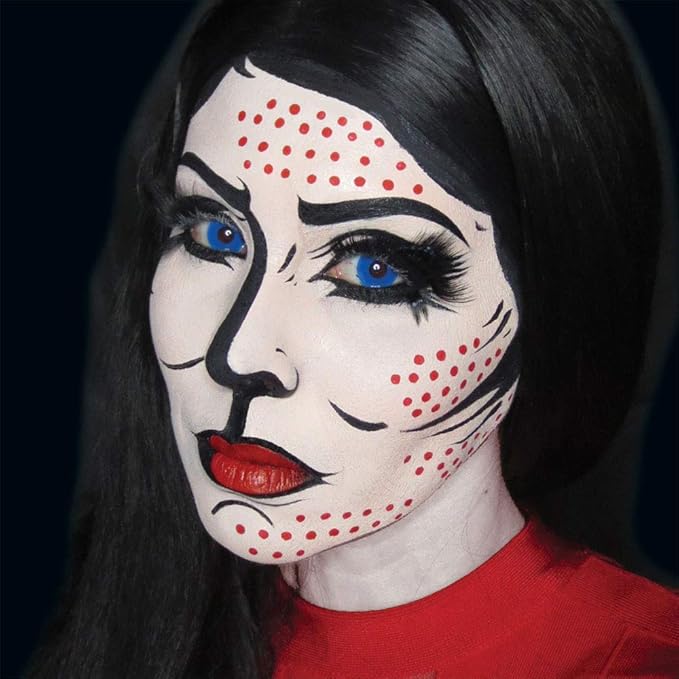 Mehron Makeup Premium Character Kits| Makeup Kits for Halloween & Cosplay| Made in the USA | Complete Makeup Kit | Includes all Makeup, Tools, & Instructions on How to Create the Look | (Clown)