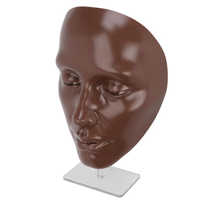Silicone Full Face Mannequin, Makeup Mannequin 20ml