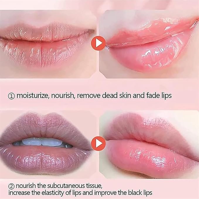 2 PCS Strawberry Lip Mask Lip Exfoliator