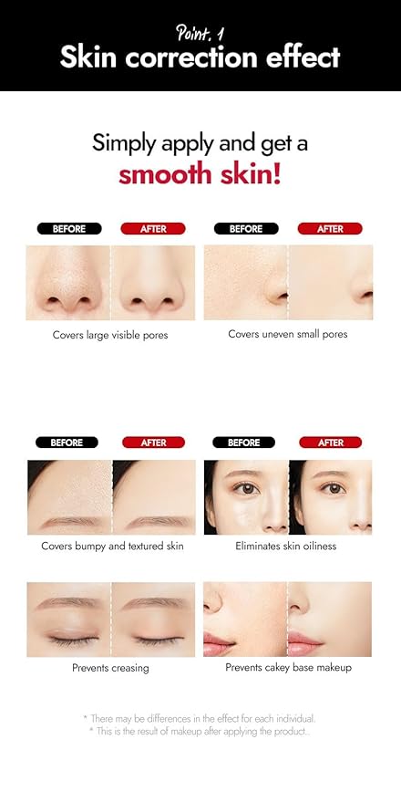 MERYTHOD PORE-CHAK Stick Primer Erasing Mattifying Hard Primer Stick, Filttered Effect, Easy Stick Type, Uneven&Pore Cover 0.4oz