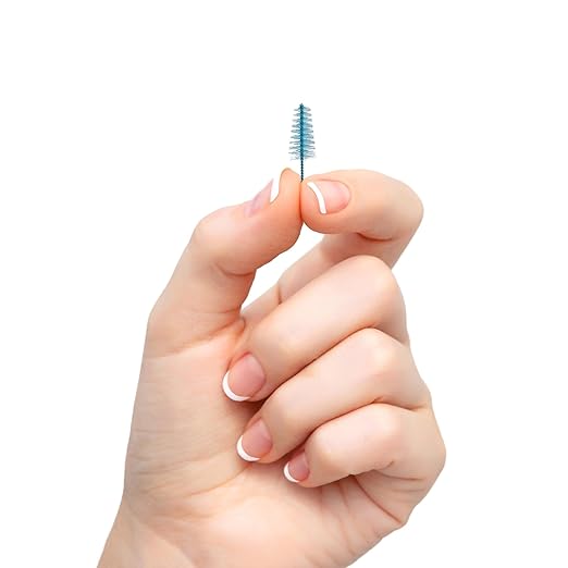 GUM Proxabrush Go-Betweens Refills - Wide - Compatible with GUM Permanent Handle - Reusable Interdental Brushes - Soft Bristled Dental Picks, 8 Count