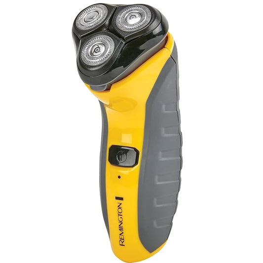 Remington Virtually Indestructible Rotary Shaver 5100, Electric Razor for Men, 100% Waterproof Design, Yellow