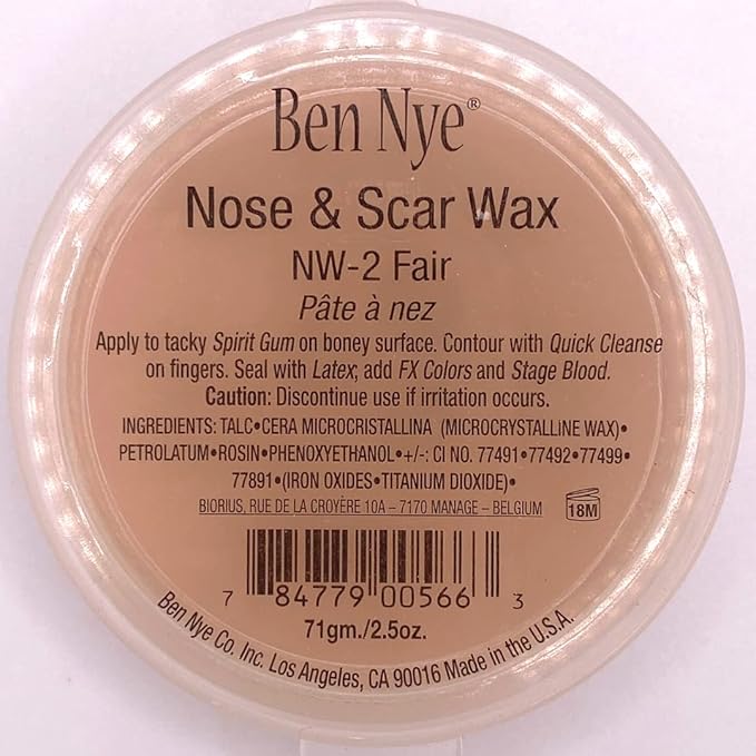 Ben Nye Nose and Scar Wax Fair 1 1 Ounce