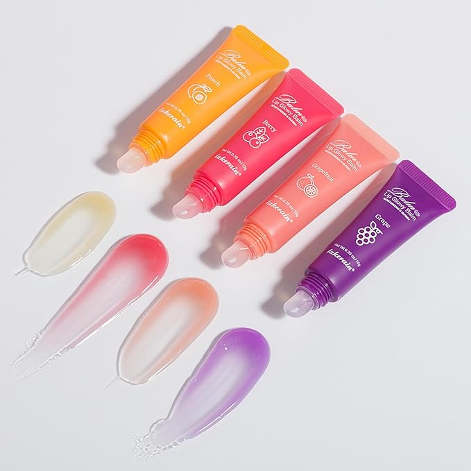 2Pcs Lip Glowy Balm and Lip Lips
