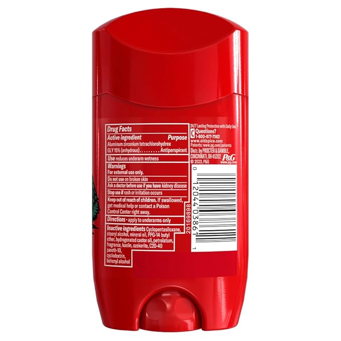 Old Spice Wild Collection Invisible Solid Antiperspirant Deodorant, Wolfthorn, 2.6 Ounce (Pack of 2)