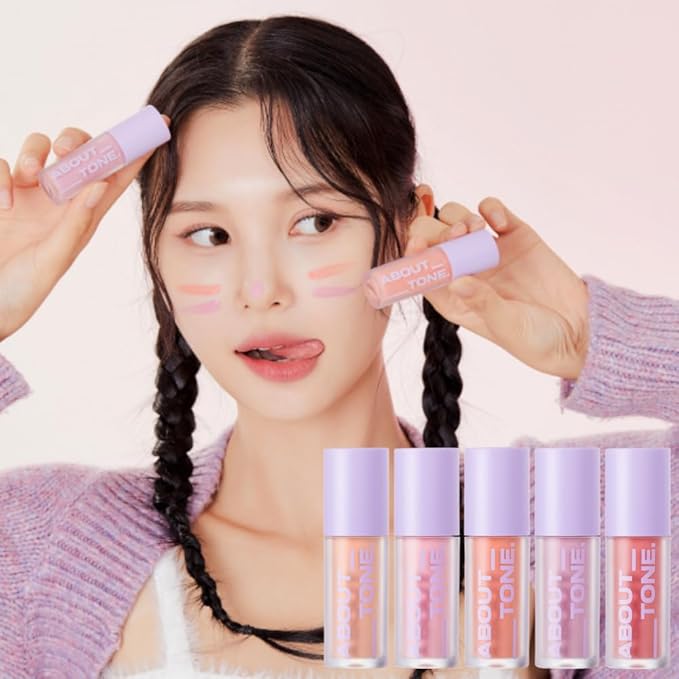 Fluffy Air Blusher 5 Colors - Lightweight Melting MAUVE LAVENDER)