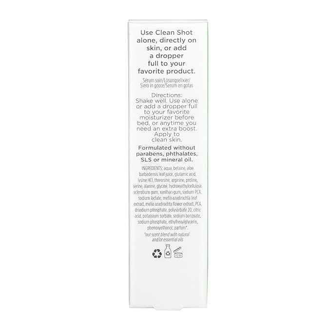 Pacifica Clean Shot Vegan Amino Acid 10 Percent 0.8 oz