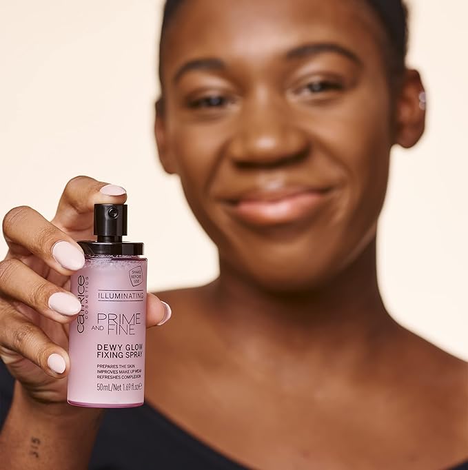 Catrice | Prime & Fine Illuminating Dewy Glow Spray | Transparent and Fast Drying Fixing Spray| Paraben Free & Vegan | Cruelty Free (Pack of 3)