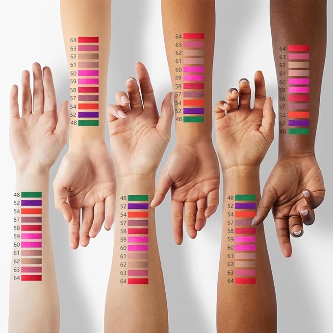 evpct 1Pcs Fire Bright Red Matte Lip Liner & Liquid Lipstick Stain Makeup Set for Women, Red Lip Liner Stain Long Lasting Waterproof Smudge Proof, Cruelty Free Lip Stick Makeup 24 hours originales, 64