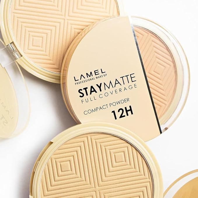 Lamel Stay Matte Compact Powder - Light Natural