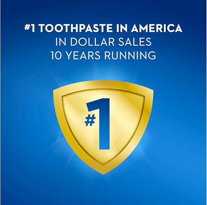 Crest Fluoride Cavity Protection Toothpaste 8.2 Ounce Regular Paste, Bulk Toothpaste, Prevents Cavities Before They Start (4 Pack)