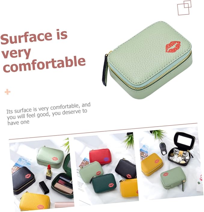 Mobestech Cosmetic Bag Lipsticks Pouch Lipstick Travel Case Bag