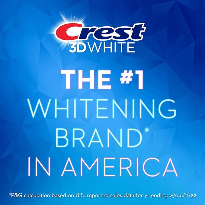 Crest 3D White Stain Eraser Teeth Whitening Toothpaste, Polishing Mint, 3.1 oz (Pack of 4)