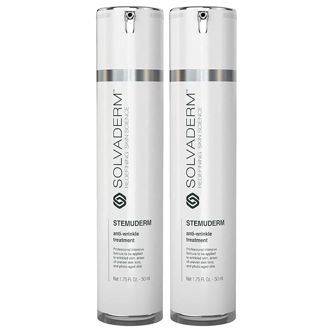 Stemuderm Face & Eye Cream - Anti Aging Skincare - Daily Moisturizer for Fine Lines, Wrinkles & Eyebags - Supports Production of Collagen & Elastin - Organic Stem Cell Complex - 1.7 oz (Pack of 2)