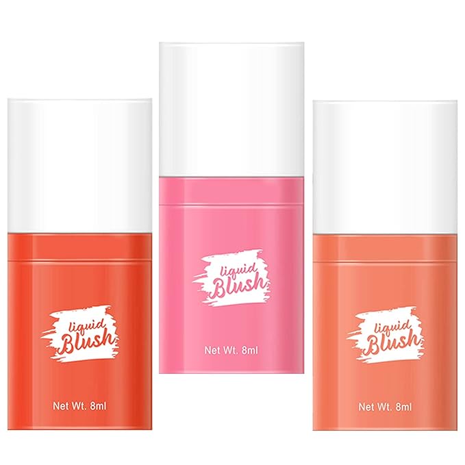 Liquid Blush Make up,Cream Blush for Cheeks,Natural Looking,Lightweight,Breathable Oz (01#02#03#)