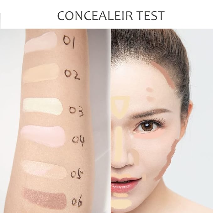 Concealer Contour Palette, 6 In 1 Color Correcting