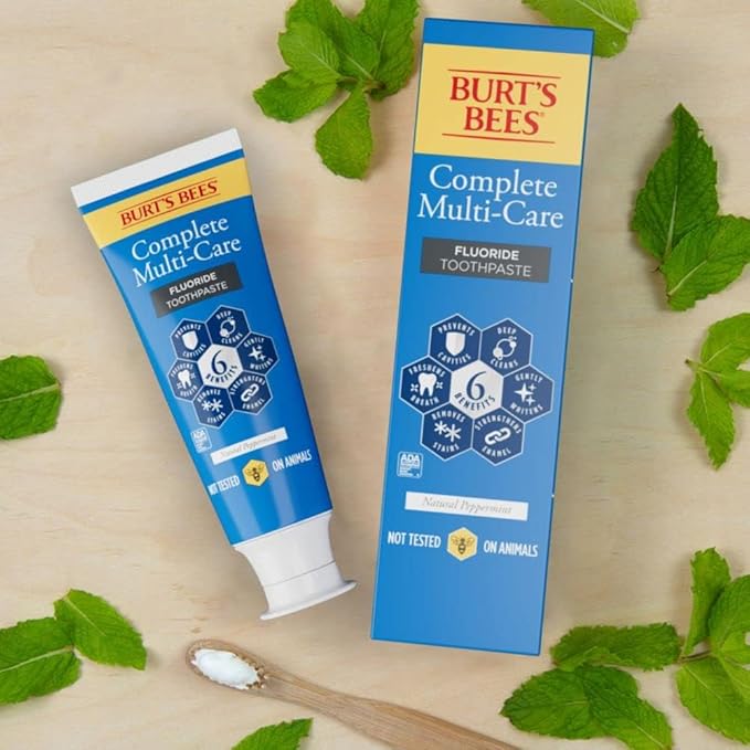 Burt's Bees Toothpaste Complete Multi Care, 4.7 oz, Pack of 3