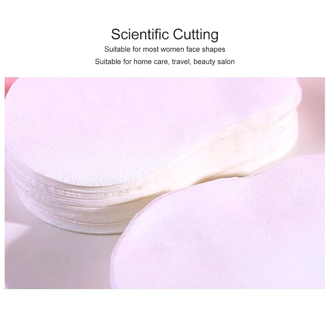 400pcs Disposable Eye Mask Paper, Moisturizing Pure Cotton DIY Sheet for Under Eye Dark Circles, Irritating DIY Eye Supplies