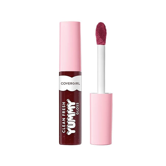 COVERGIRL Clean Fresh Yummy Gloss – Lip Gloss, Sheer, Natural Scents, Vegan Formula - Acai You Later