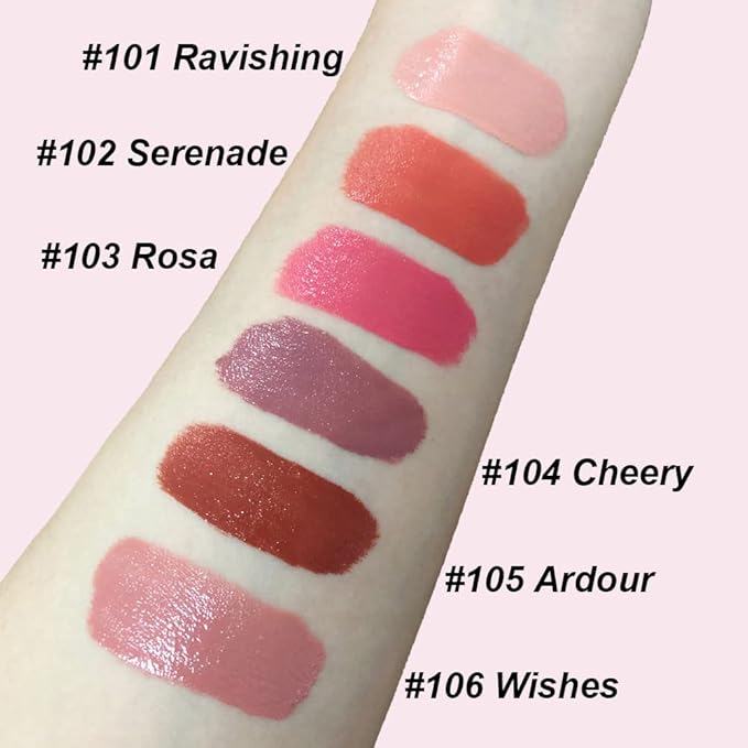 Mysense Liquid Blush Makeup Wand, Soft Cream Blush for Cheeks Tint, Matte Blush Contour Wand with Cushion Applicator, Dewy Finish, Weightless, Fresh Natural-Looking, 103 Rosa-Cool Pink, 0.34fl.oz