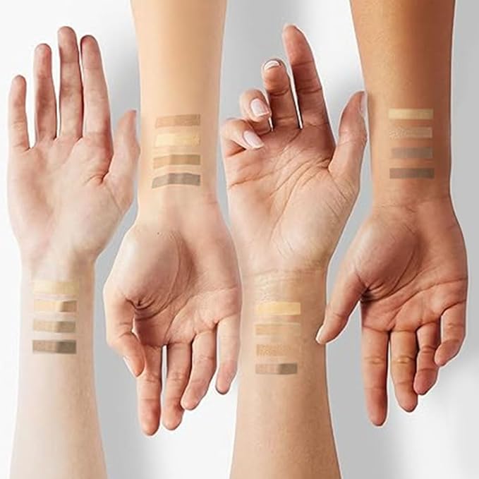 Contour and Highlight Palette Powder Contour Kit Concealing, Highlighting & Contouring Foundation/Concealer Palette Full Coverage Concealer for Mature Skin