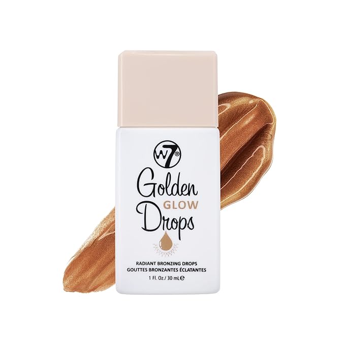 W7 Golden Glow Drops - Liquid Bronzing Drops Radiant Finish