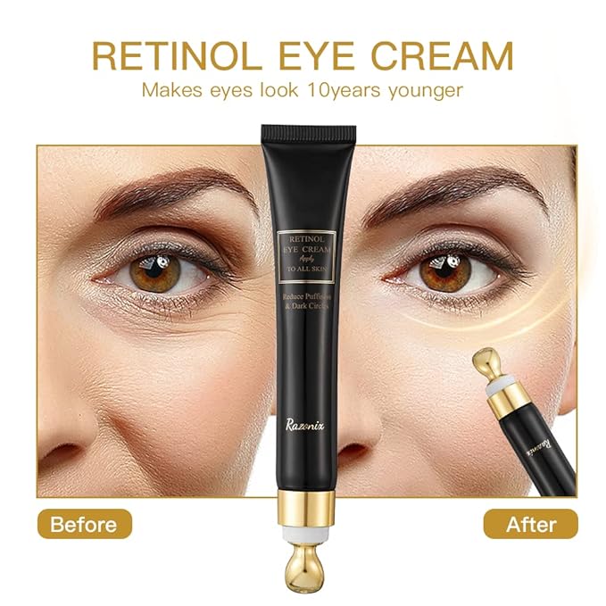 Retinol eye cream for dark