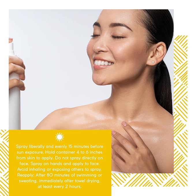 MyChelle Dermaceuticals Sun Shield Clear Spray SPF 30 (6 Fl Oz) - Liquid Zinc Sunscreen Spray with Bentonite Clay and Jojoba - Balances Oil Levels and Conditions Skin - Water Resistant for 80 Minutes