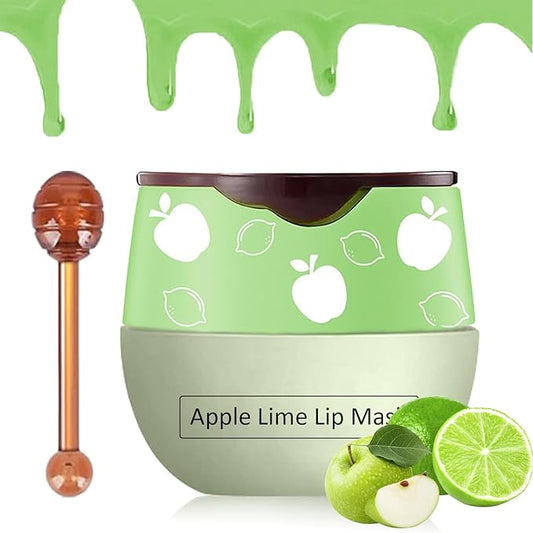 Bee Lip Balm Honey Pot,Watermelon Lip Lime)