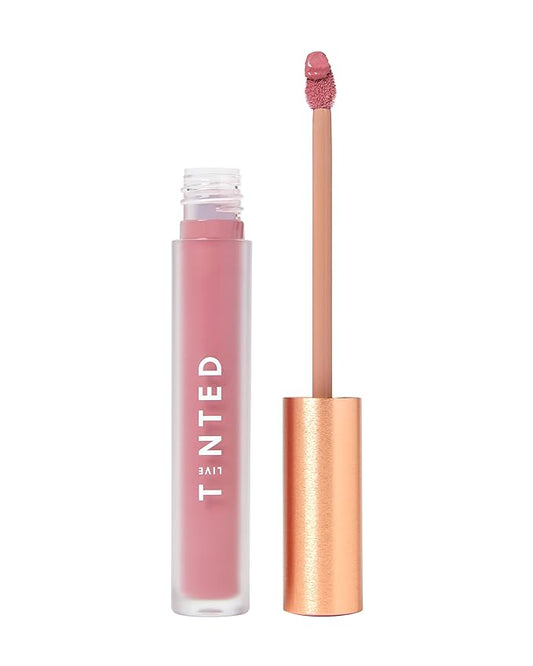 Live Tinted Huelip Liquid Lip Crème - Weightless, Long-Lasting Liquid Lip with Hyaluronic Acid and Jojoba Oil For a Soft, Comfortable, Moisturized Finish - 0.09 fl oz - Mauve