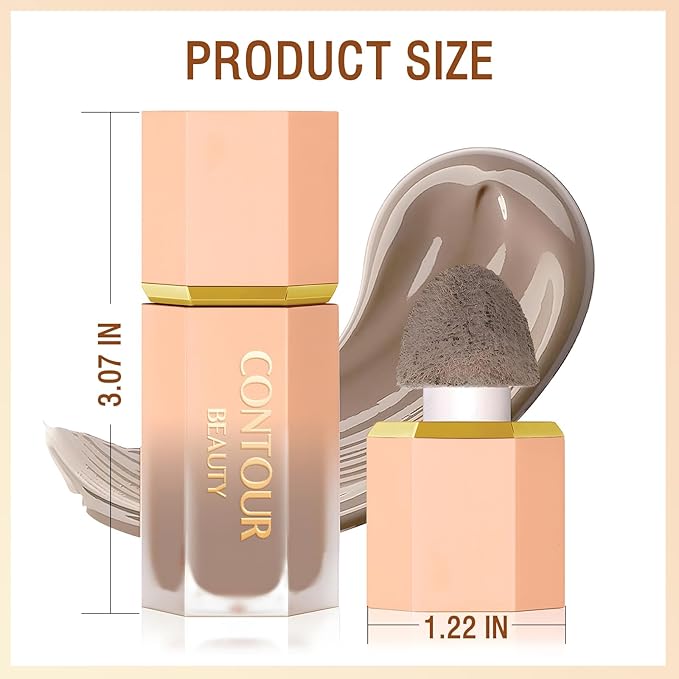 Liquid Contour Stick, Soft Cream Contour Makeup, Liquid
