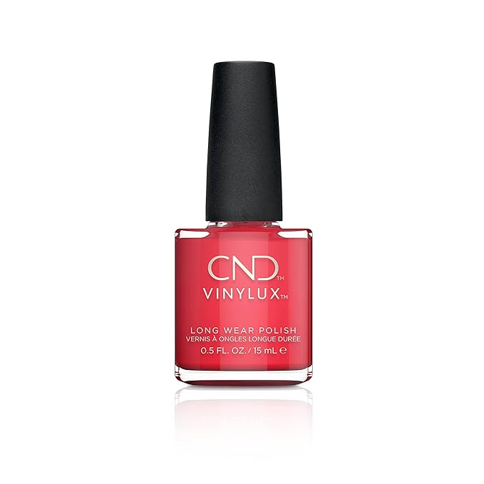 CND Vinylux Longwear Red Nail Polish, Gel-like Shine & Chip Resistant Color, Lobster Roll, 0.5 fl. oz