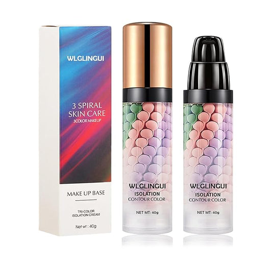 One Step Color Corrector,Tri-Color Color Correcting Facial Serum,Moisturizing