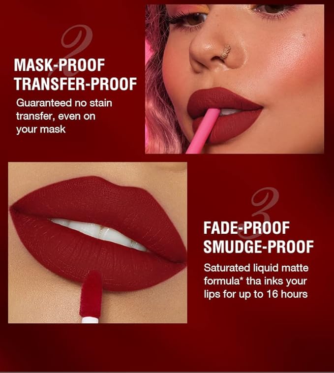 BestLand 6Pcs Matte Liquid Lipstick +