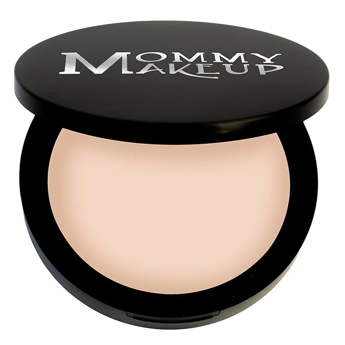 Mineral Dual Powder in Cuddle (Light/Medium) | 4-in-1 Pressed Mineral Foundation with SPF 15 for Flawless Glow & Soft Looking Skin | Oil Free, Talc Free, Gluten Free | 0.45 Oz | by Mommy Makeup