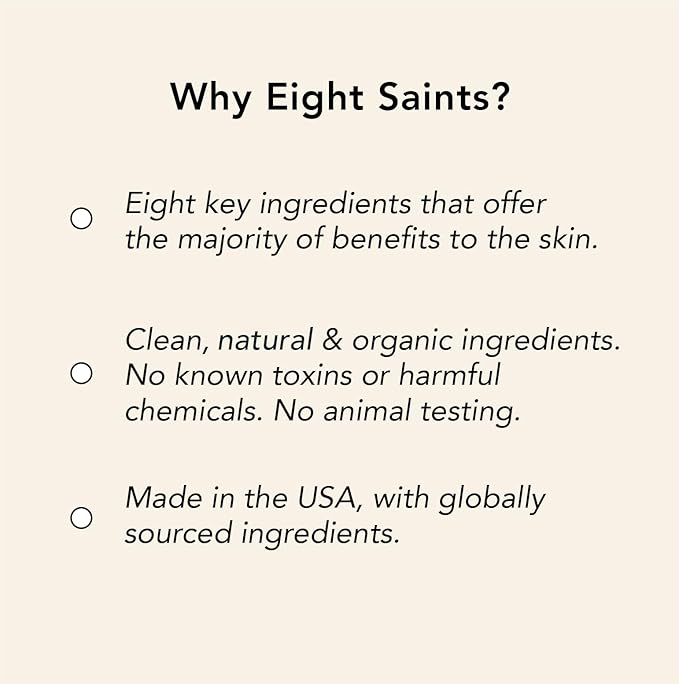 Eight Saints Chase the Sun Broad Spectrum SPF (30) Face Moisturizing Sunscreen, Natural and Organic Mineral-Base Sun Protection Daily Face Moisturizer, 2 Ounces, New Formula