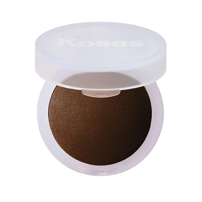 Kosas Cloud Set Face Setting Powder | Smoothing Shine Control, Soft, Sheer Setting Translucent Makeup Finish, Portable & Long-Lasting (Sheer Rich Deep)