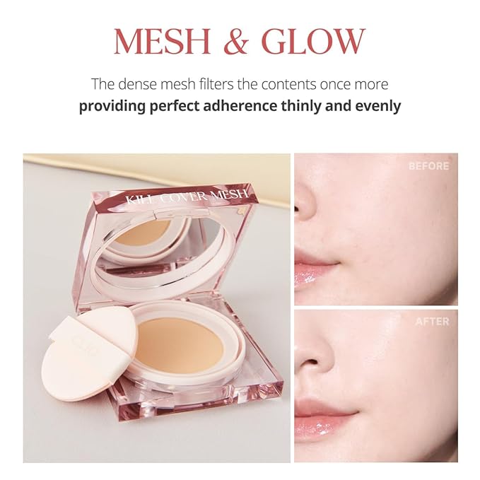 CLIO Kill Cover Mesh Glow Cushion (Mini, 5g, 3 LINEN)