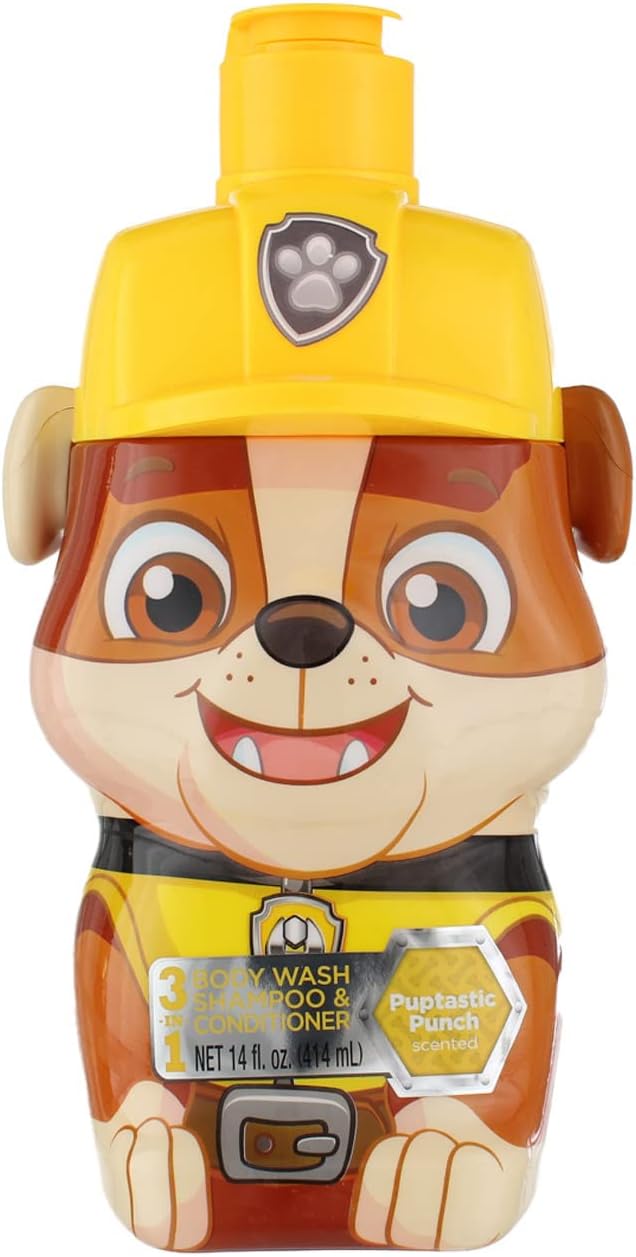 Taste Beauty “PAW Patrol” 3-in-1 Kids’ Shampoo, Kids’ Conditioner, and Kids’ Bodywash, 14 Ounces, (Scent)