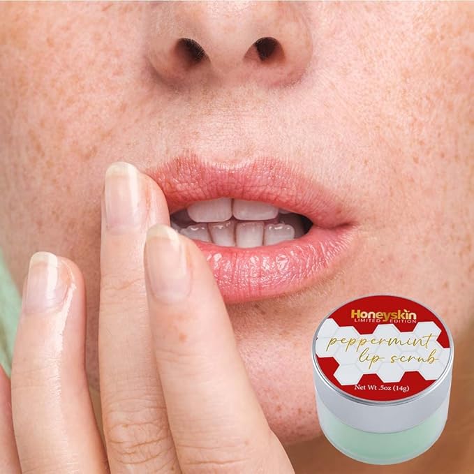 Lip Exfoliator Scrub and Lip Treatment Lips