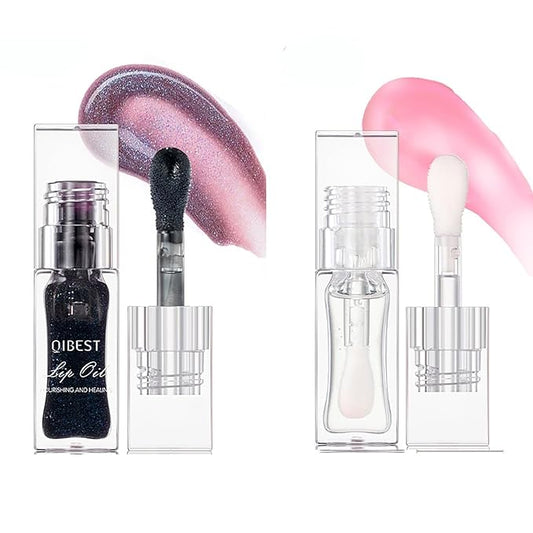 Color Changing Lip Glow Oil Set - 2PCS Changing