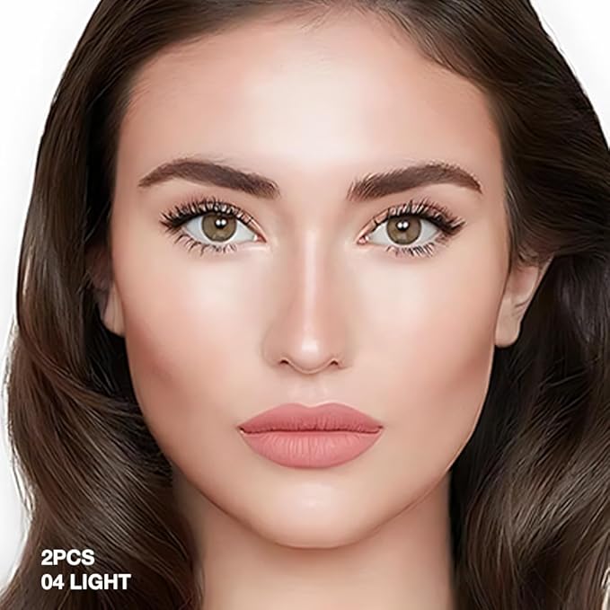 evpct 2Pcs under Eye Corrector Brightener Concealers for Older Women Dark Circles, under Eye Cream Pot Concealer Full Coverage Peach Color Corrector Makeup, Nourishing Waterproof, 04# Light