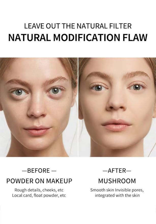 Mushroom Head Air Cushion BB Cream Foundation Cream for Face Makeup Concealer Cushion for Face Comestics Make Up Cushion Compact Ivory