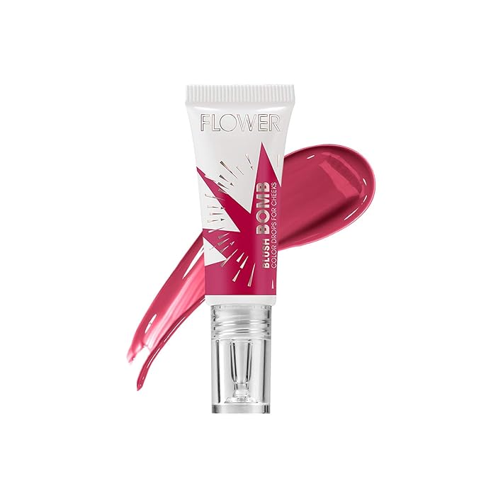 FLOWER Beauty By Drew Barrymore Liquid Blush Makeup Vegan (Bitten)