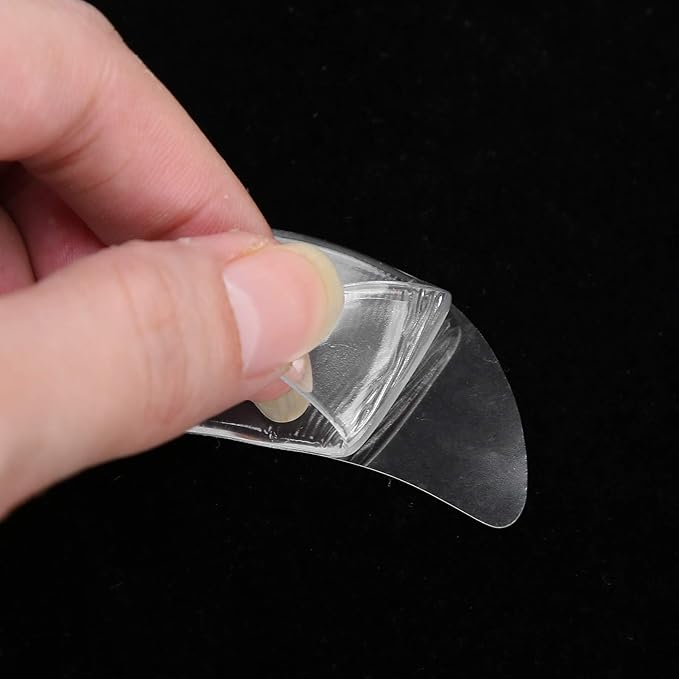 2Pcs Anti‑Wrinkle Face Eye Patch, Reusable Silicone Eye Pad Sticker for Face Caring