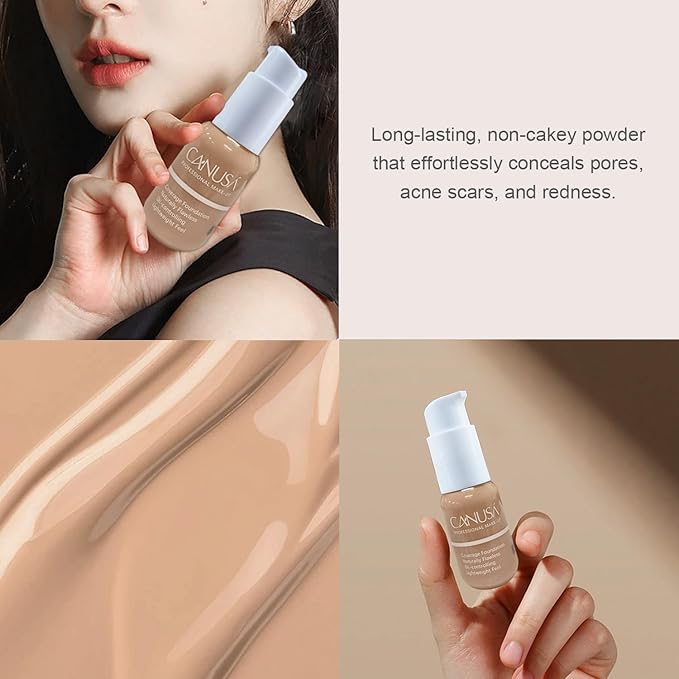 CANUSA Flawless Liquid Foundation (C2 Sandy Yellow)